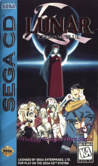 Lunar Eternal Blue Sega CD US box art